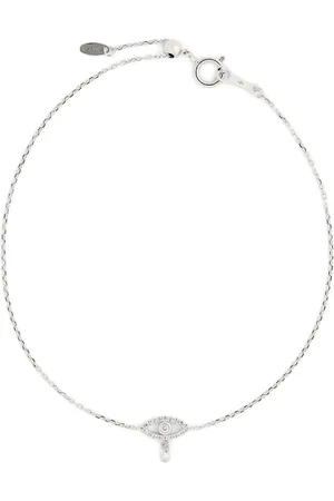 PERSÉE Gold and Diamond Symbols Eye Bracelet