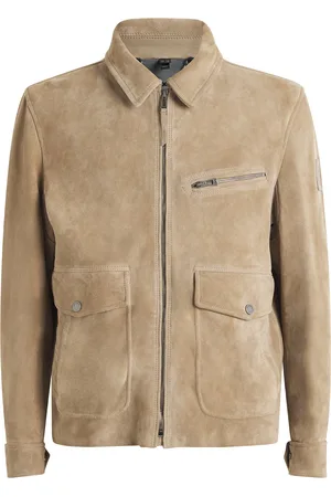 Belstaff Tumbled Suede Patterson Jacket