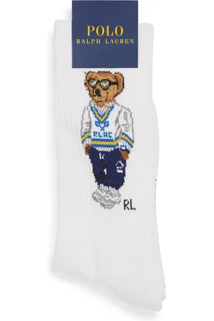 Ralph Lauren Cotton-Blend Polo Bear Socks
