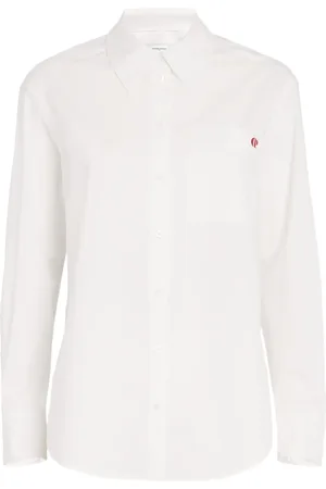 Claudie Pierlot Cotton Embroidered Logo Shirt