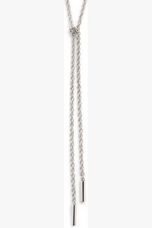 TOM WOOD Lace Chain Necklace