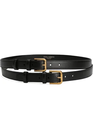 Dolce & Gabbana Calfskin Double Belt