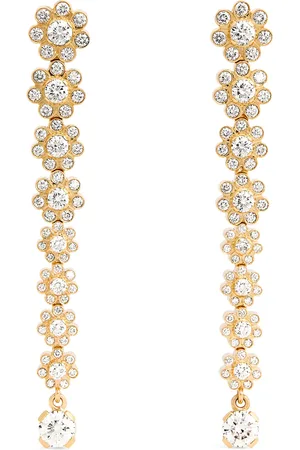 SOPHIE BILLE BRAHE Yellow and Diamond Sienna Fleur Earrings