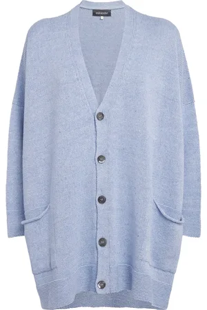 ‎Eskandar‎ Linen-Organic Cotton Cardigan