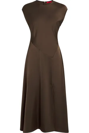 Max&Co. Satin Flared Midi Dress
