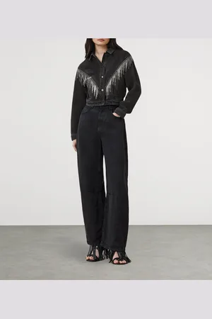 AllSaints Embellished Denim Jacket
