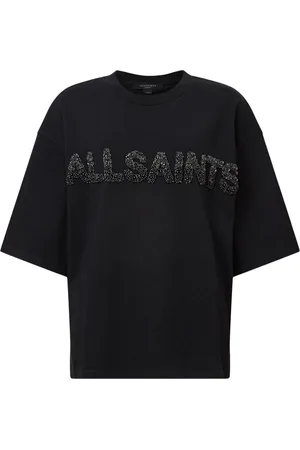 AllSaints Organic Cotton Embellished Amelie T-Shirt