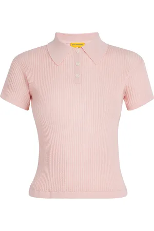 Guest In Residence Cashmere Shrunken Polo Shirt