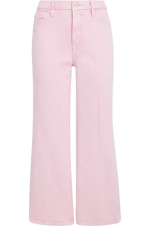 GOOD AMERICAN Good Waist Cropped Palazzo Jeans