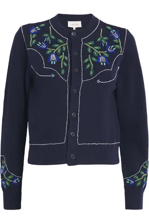 The Great Cotton Beaded The Western Cardigan