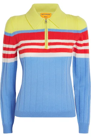Guest In Residence Cashmere Track Polo Shirt