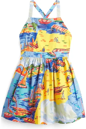 Ralph Lauren Cotton Riviera Print Dress