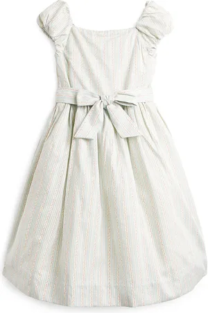 Ralph Lauren Cotton-Blend Floral Print Dress