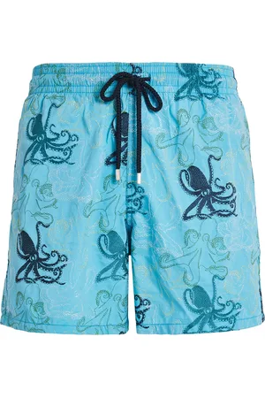 Vilebrequin Octopussy Embroidered Mistral Swim Shorts