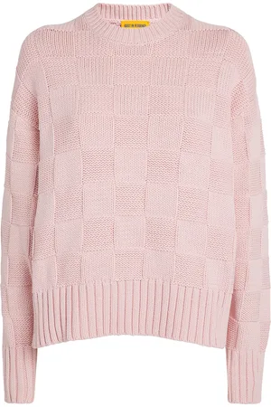 Guest In Residence Check Cosy Crew-Neck Sweater