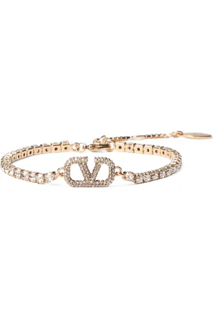 VALENTINO GARAVANI Embellished VLogo Bracelet