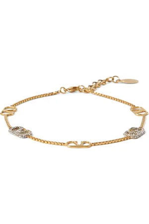 VALENTINO GARAVANI Embellished VLogo Anklet