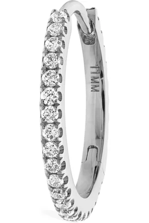 Maria Tash Diamond Eternity Single Hoop Earring