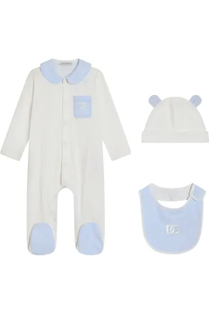 Dolce & Gabbana Cotton All-In-One, Bib and Hat Set