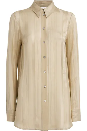 Stella McCartney Silk Sheer Stripe Shirt