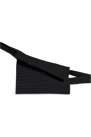 Issey Miyake Pleated Overlap Cross-Body Bag