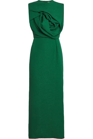 Edeline Lee Bubble Jacquard Aphrodite Midi Dress