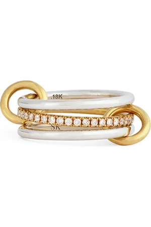 SPINELLI KILCOLLIN Mixed and Diamond Sonny 3-Band Ring