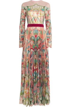 Mary Katrantzou Satin Felix Maxi Dress