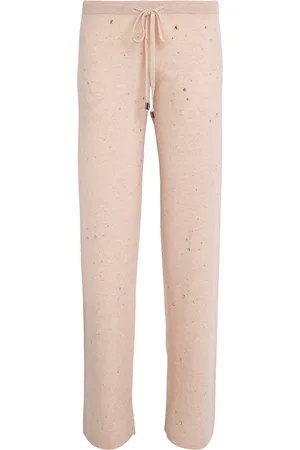 William Sharp Cashmere Crystal-Embellished Sweatpants