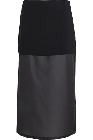 HARRODS Crepe Bardi Midi Skirt
