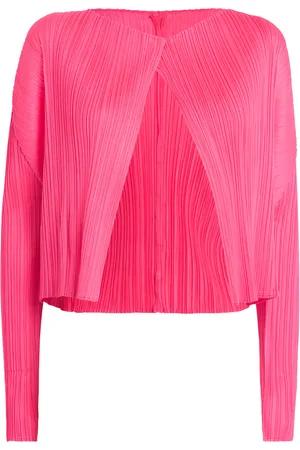 PLEATS PLEASE ISSEY MIYAKE Monthly Colors March Midi Dress and Cardigan