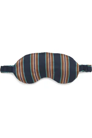 ASCENO Silk Charmeuse Stripe London Eye Mask