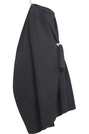 Issey Miyake Asymmetric Cloth and Cord Midi Dress
