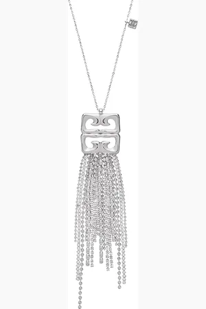 Givenchy Crystal-Embellished 4G Fringe Necklace