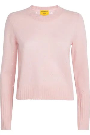 Guest In Residence Cashmere Shrunken Pointelle Sweater