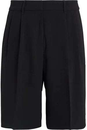 HARRODS Crepe Pleated Bore Shorts