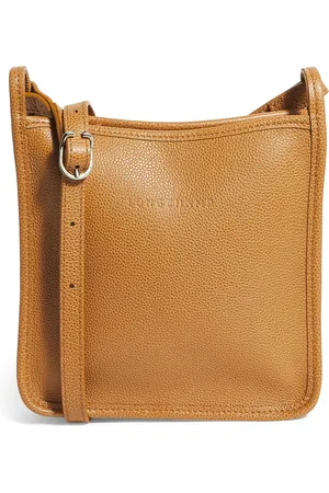 Longchamp Small Leather Le Foulonné Cross-Body Bag