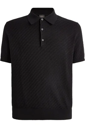 BRIONI Cotton-Silk-Cashmere Polo Shirt