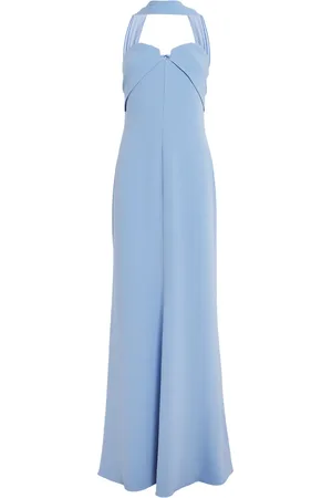 Roland Mouret Satin Crepe Sash Gown