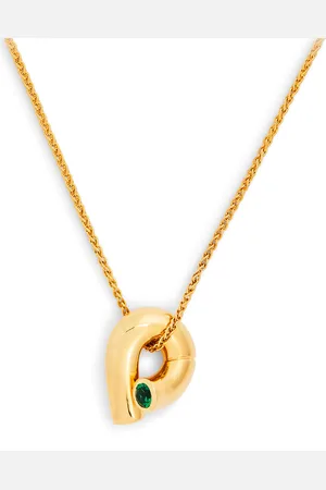 Tabayer Yellow and Emerald Oera Necklace