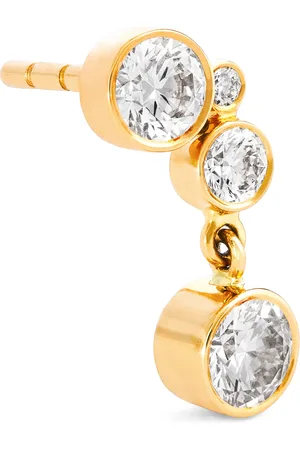 SOPHIE BILLE BRAHE Yellow and Diamond Stella Diamant Single Right Earring