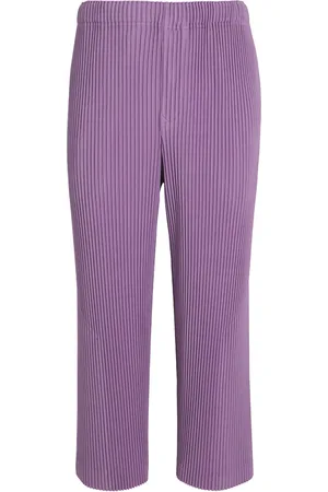 Issey Miyake Pleated Straight Trousers