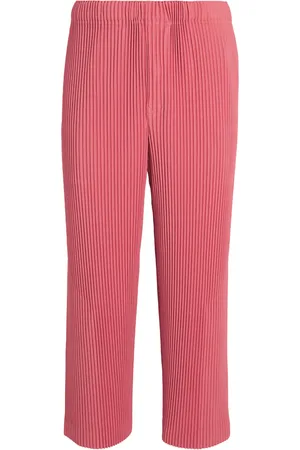 Issey Miyake Pleated Straight Trousers