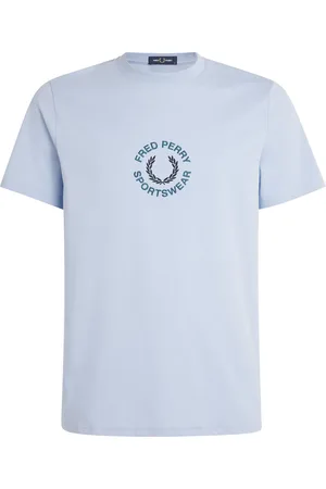 Fred Perry Cotton Embroidered Sportswear T-Shirt