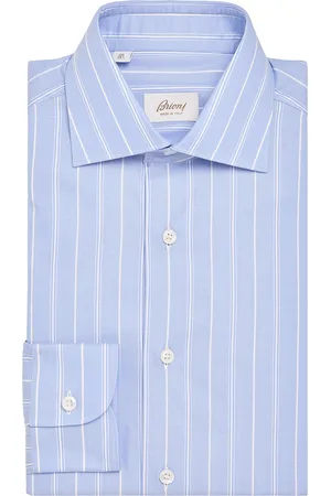 BRIONI Cotton Stripe Shirt