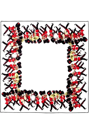 Halcyon Days Silk Marching Down The Mall Scarf