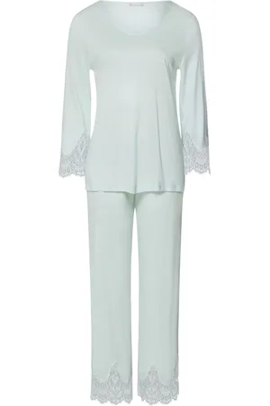 Hanro Modal Lace-Trim Melia Pyjama Set
