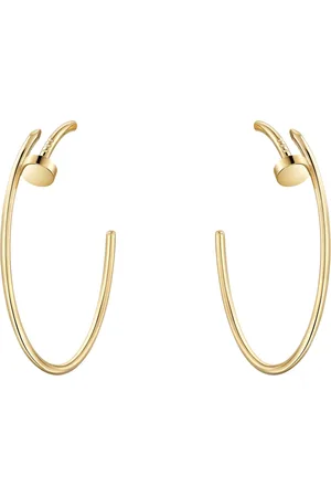 Cartier Yellow Juste un Clou Hoop Earrings