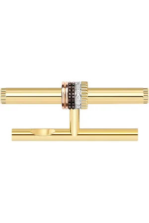 Boucheron Mixed and Diamond Quatre Classique Double Finger Ring