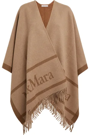 Max Mara Wool Jacquard Hilde Cape